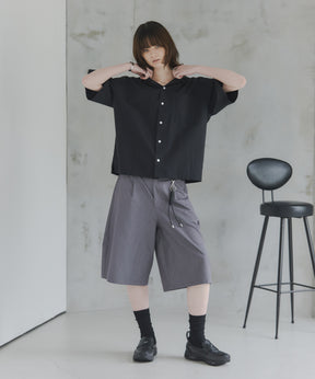 Short-Length Open-Collar Shirt / ショート丈 オープンカラーシャツ