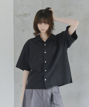 Short-Length Open-Collar Shirt / ショート丈 オープンカラーシャツ