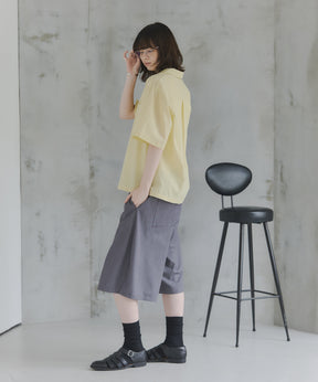 Short-Length Open-Collar Shirt / ショート丈 オープンカラーシャツ