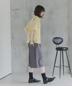 Short-Length Open-Collar Shirt / ショート丈 オープンカラーシャツ