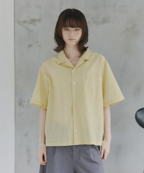 Short-Length Open-Collar Shirt / ショート丈 オープンカラーシャツ