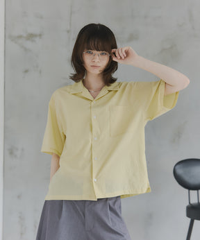 Short-Length Open-Collar Shirt / ショート丈 オープンカラーシャツ