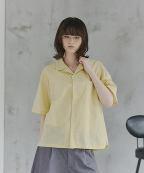 Short-Length Open-Collar Shirt / ショート丈 オープンカラーシャツ