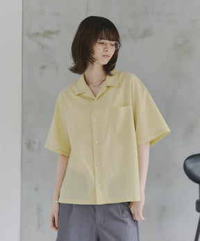 Short-Length Open-Collar Shirt / ショート丈 オープンカラーシャツ