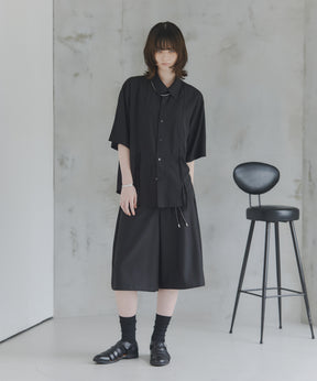 Gathered Short-Sleeve Shirt / ギャザー入り半袖シャツ