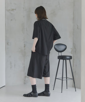 Gathered Short-Sleeve Shirt / ギャザー入り半袖シャツ