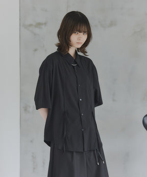 Gathered Short-Sleeve Shirt / ギャザー入り半袖シャツ