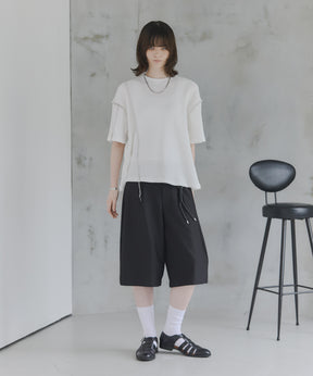 Stitch Knit T-Shirt / ステッチニットTシャツ