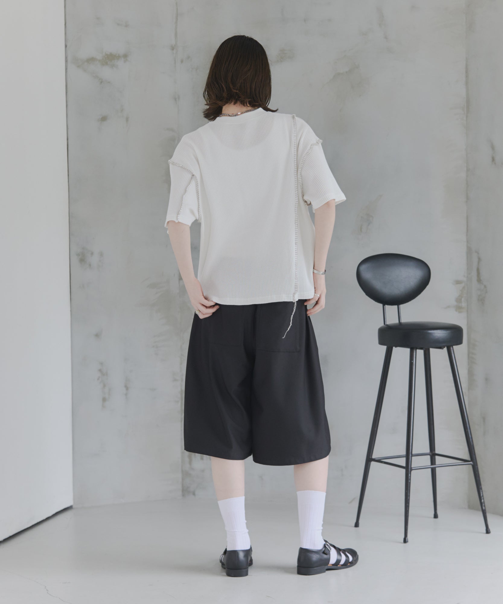 CONFIRM | Stitch Knit T-Shirt / ステッチニットTシャツ
