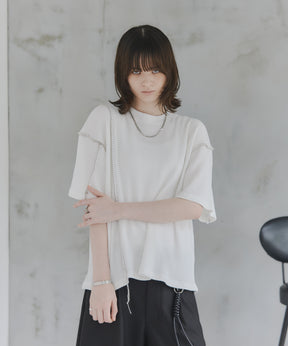 Stitch Knit T-Shirt / ステッチニットTシャツ