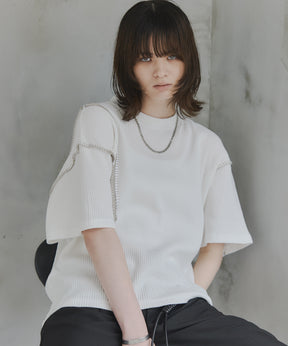 Stitch Knit T-Shirt / ステッチニットTシャツ