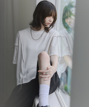 Stitch Knit T-Shirt / ステッチニットTシャツ