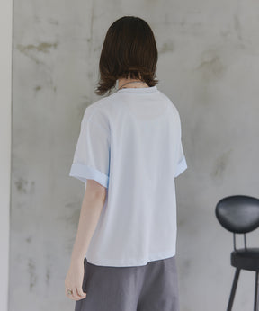 Turn-Up Sleeve T-Shirt / 2wayスリーブTシャツ