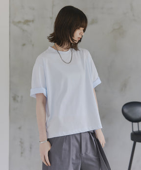 Turn-Up Sleeve T-Shirt / 2wayスリーブTシャツ