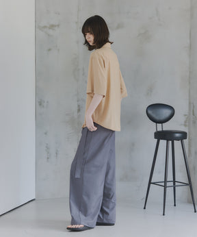 Gathered Short-Sleeve Shirt / ギャザー入り半袖シャツ