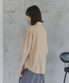 Gathered Short-Sleeve Shirt / ギャザー入り半袖シャツ