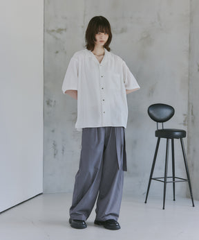 Belted Slacks Wide Pants / ベルト付きワイドパンツ