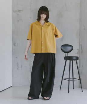 Short-Length Open-Collar Shirt / ショート丈 オープンカラーシャツ