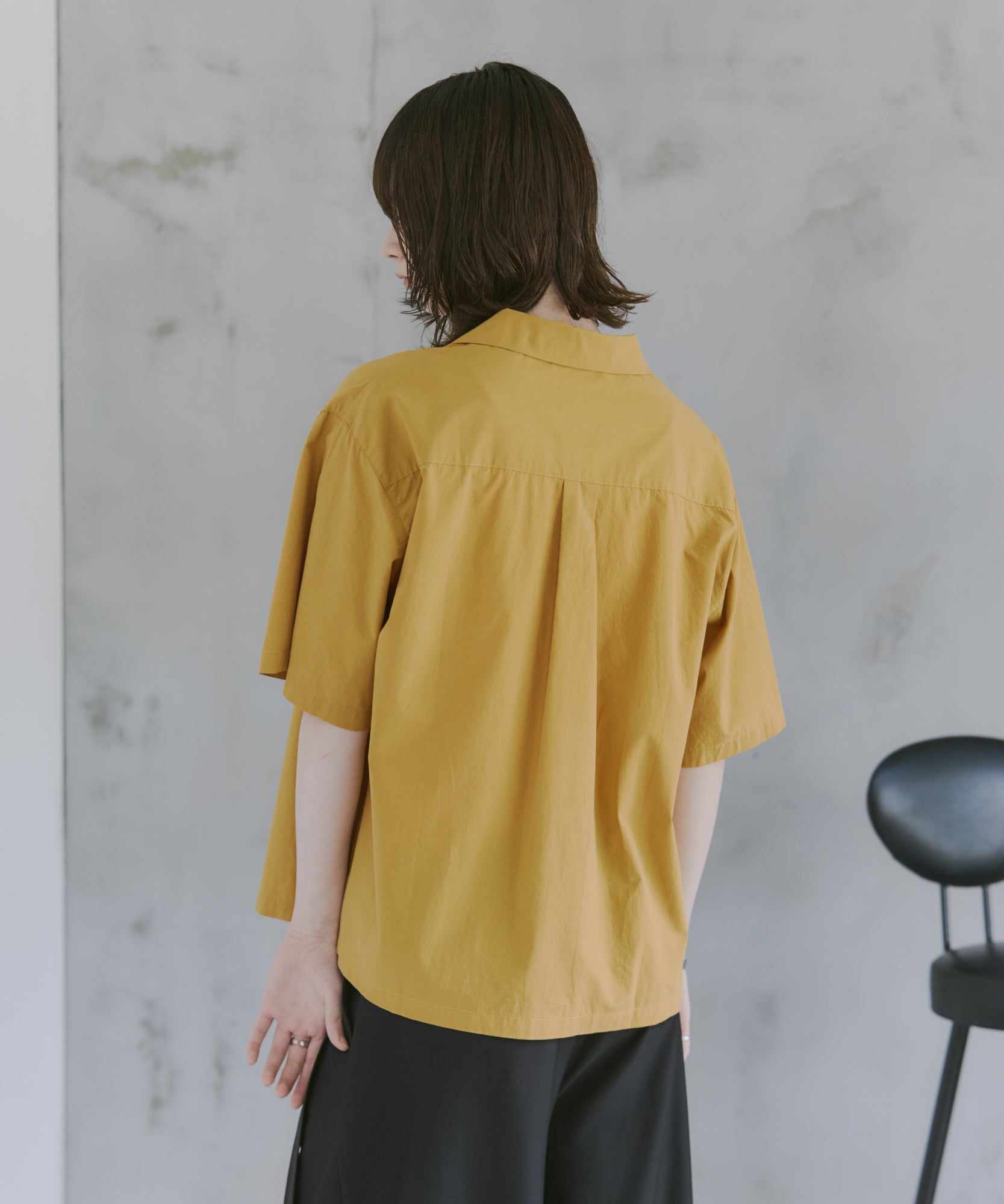 Short-Length Open-Collar Shirt / ショート丈 オープンカラーシャツ