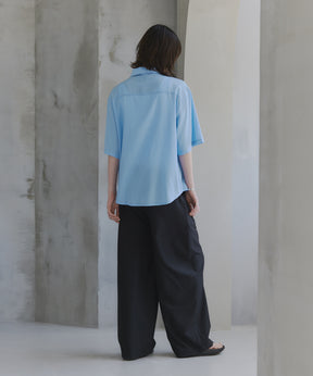Gathered Short-Sleeve Shirt / ギャザー入り半袖シャツ
