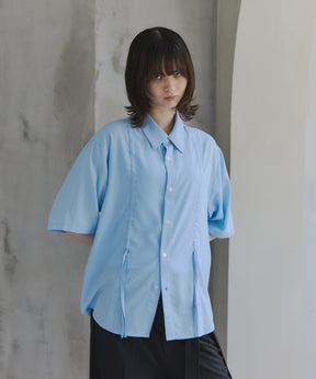 Gathered Short-Sleeve Shirt / ギャザー入り半袖シャツ