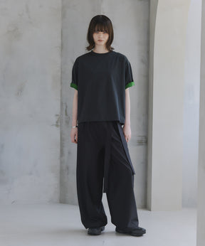 Belted Slacks Wide Pants / ベルト付きワイドパンツ