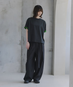 Turn-Up Sleeve T-Shirt / 2wayスリーブTシャツ
