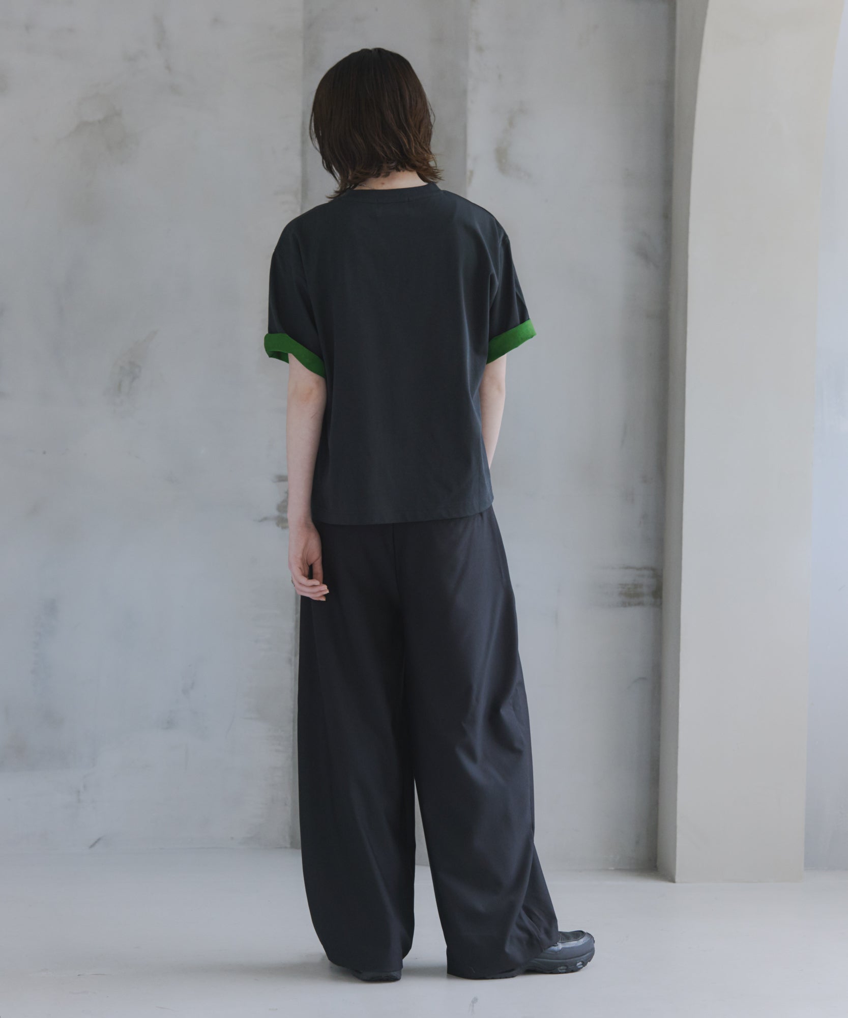 Belted Slacks Wide Pants / ベルト付きワイドパンツ