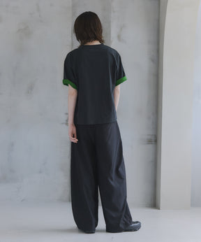 Turn-Up Sleeve T-Shirt / 2wayスリーブTシャツ