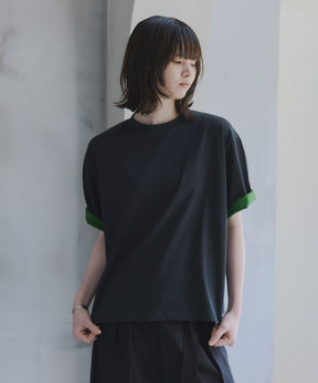 Turn-Up Sleeve T-Shirt / 2wayスリーブTシャツ