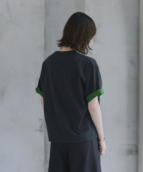 Turn-Up Sleeve T-Shirt / 2wayスリーブTシャツ