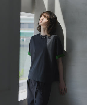 Turn-Up Sleeve T-Shirt / 2wayスリーブTシャツ