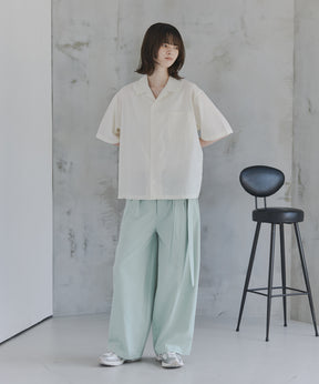 Short-Length Open-Collar Shirt / ショート丈 オープンカラーシャツ