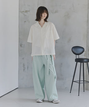 Short-Length Open-Collar Shirt / ショート丈 オープンカラーシャツ