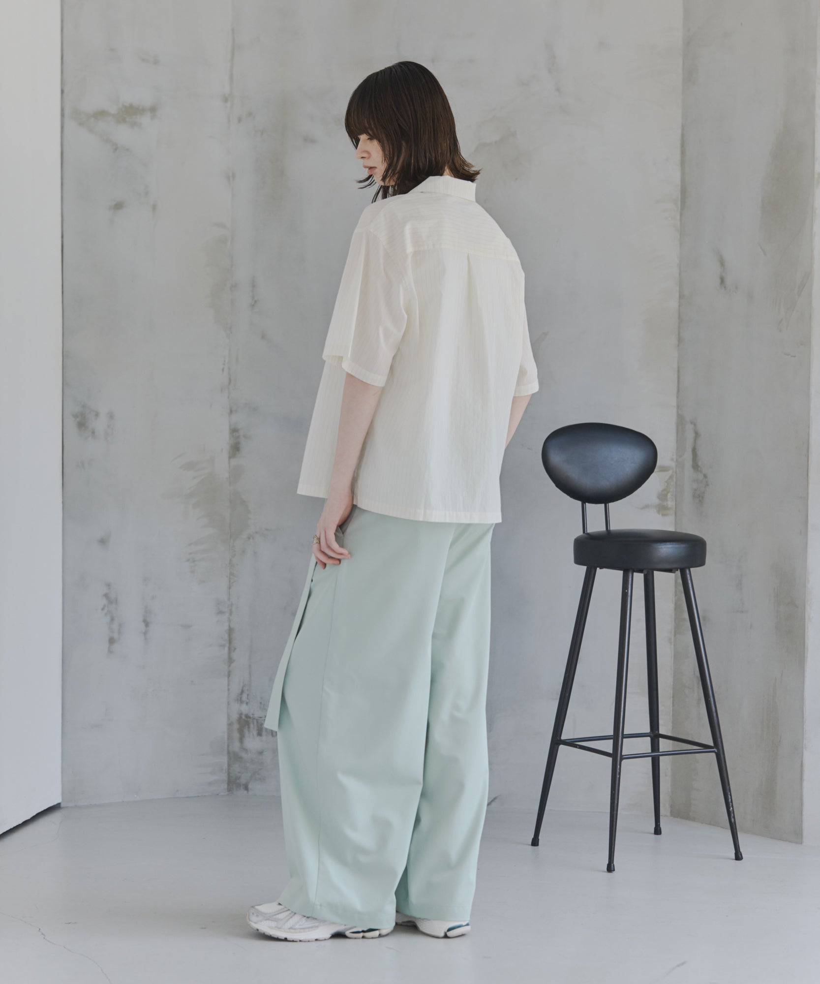 Short-Length Open-Collar Shirt / ショート丈 オープンカラーシャツ