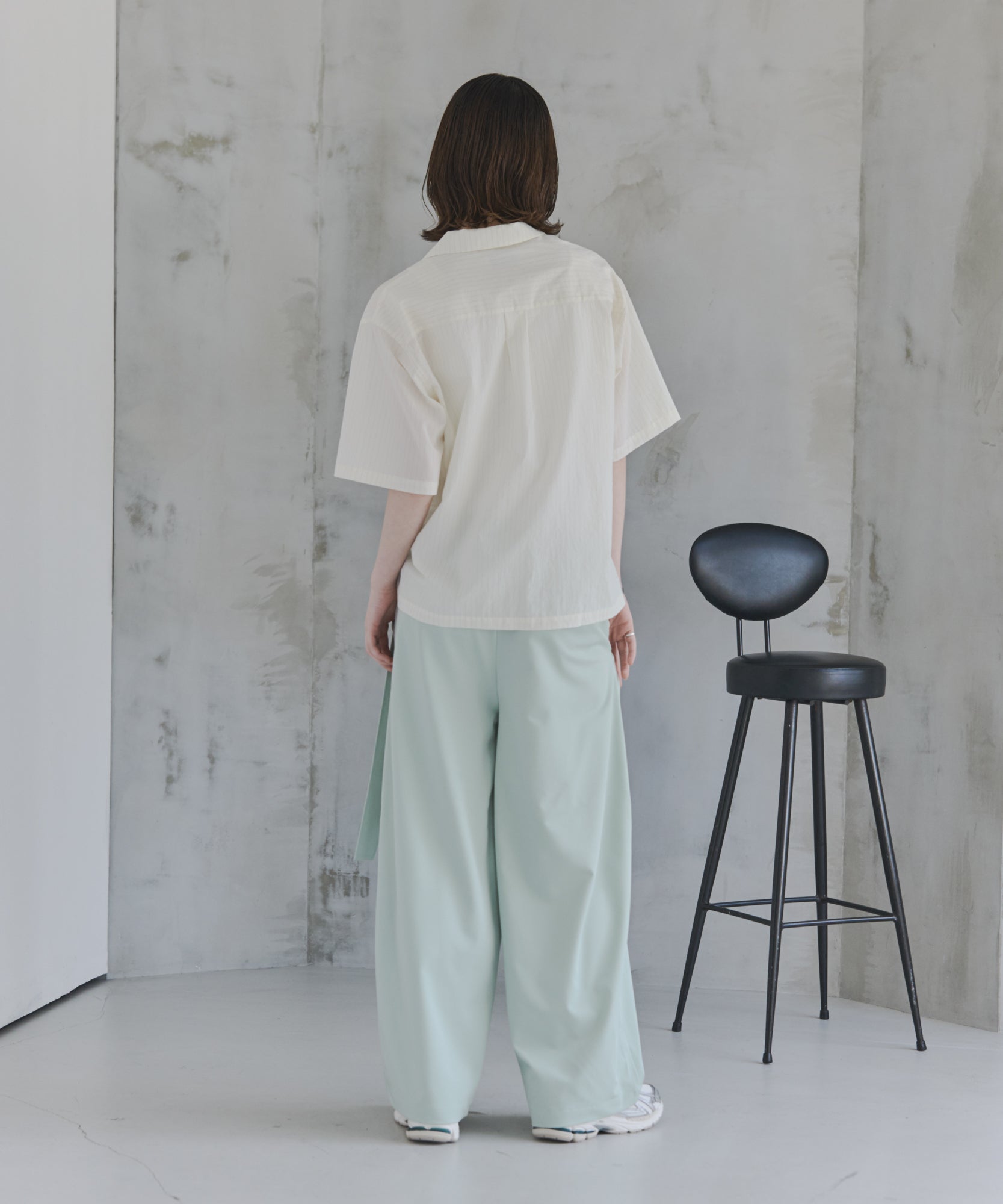 Short-Length Open-Collar Shirt / ショート丈 オープンカラーシャツ