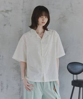 Short-Length Open-Collar Shirt / ショート丈 オープンカラーシャツ