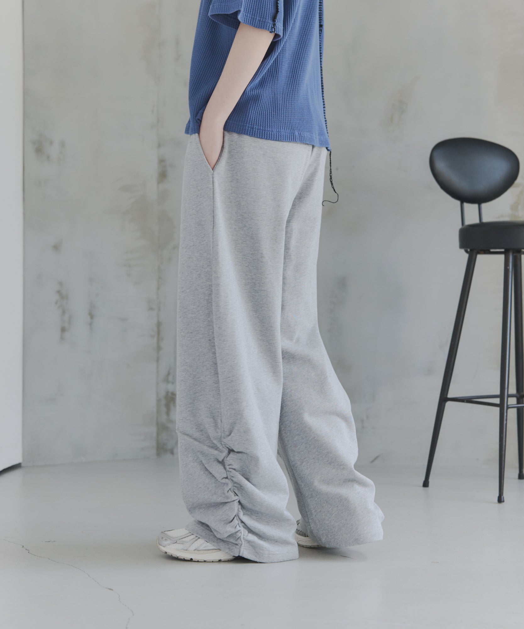 Side-Gather Gradient Sweatpants / サイドギャザー グラデーションスウェットパンツ