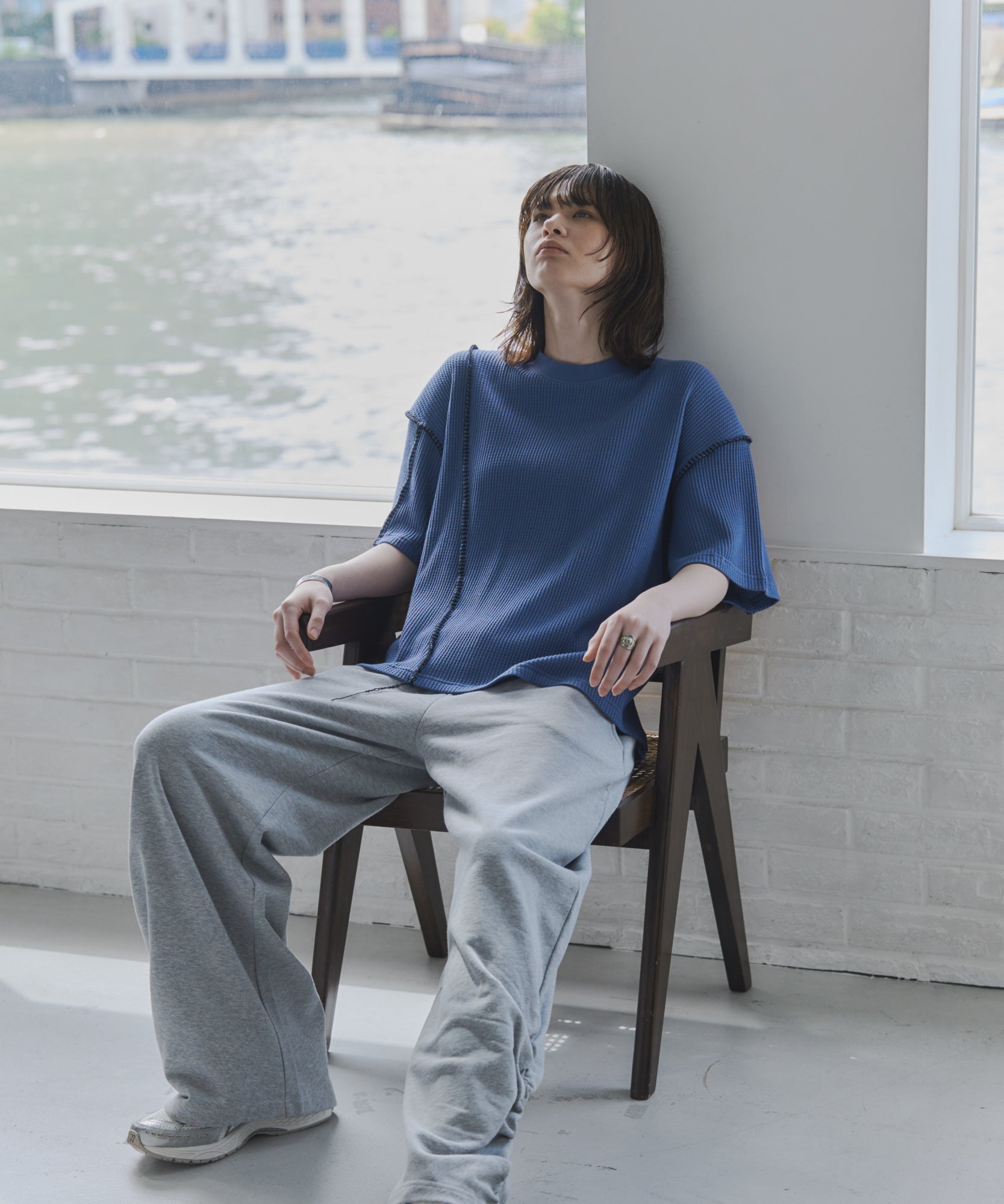 Stitch Knit T-Shirt / ステッチニットTシャツ
