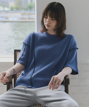 Stitch Knit T-Shirt / ステッチニットTシャツ