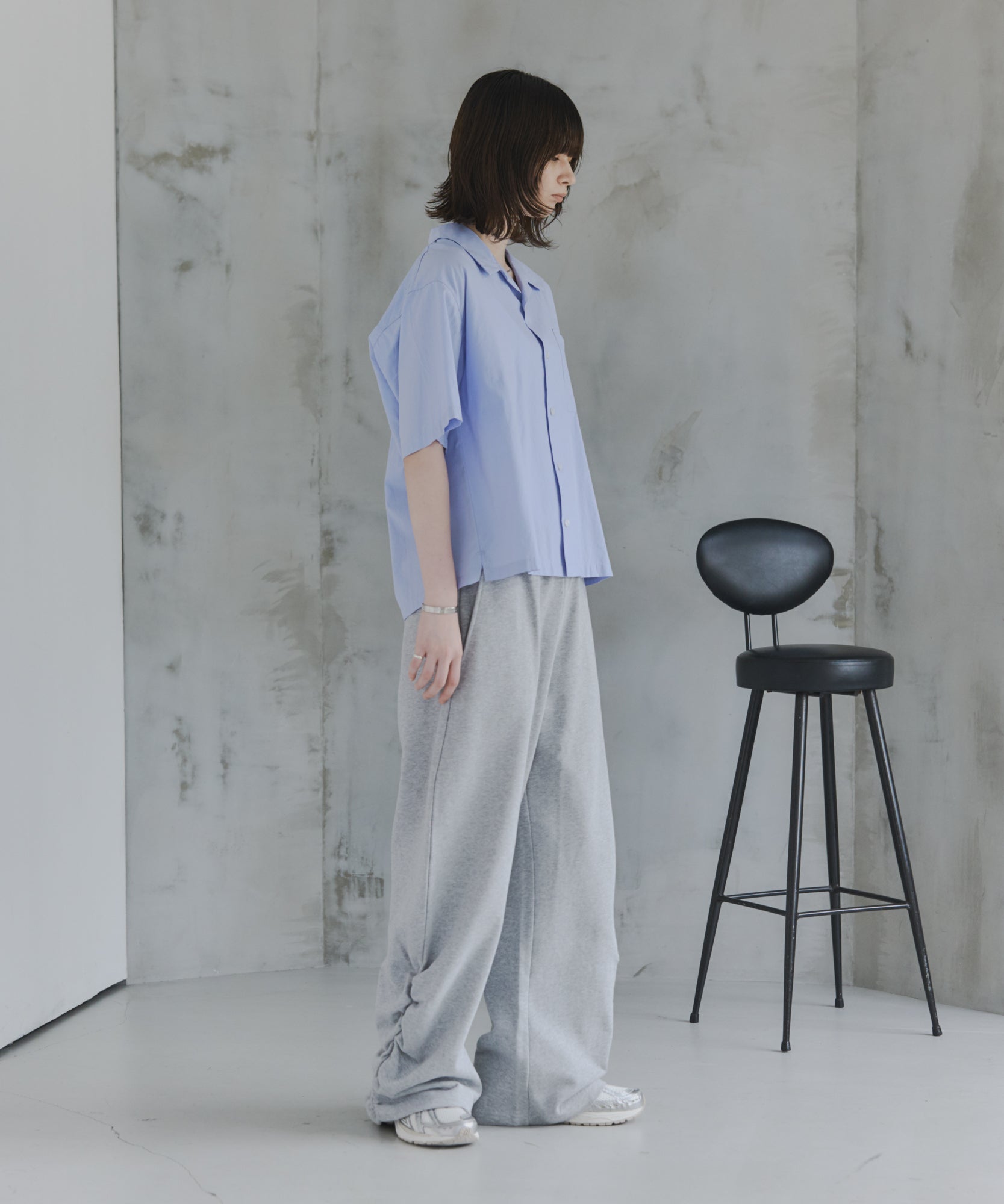 Short-Length Open-Collar Shirt / ショート丈 オープンカラーシャツ