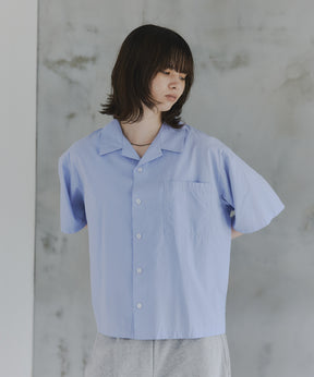 Short-Length Open-Collar Shirt / ショート丈 オープンカラーシャツ