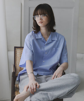 Short-Length Open-Collar Shirt / ショート丈 オープンカラーシャツ
