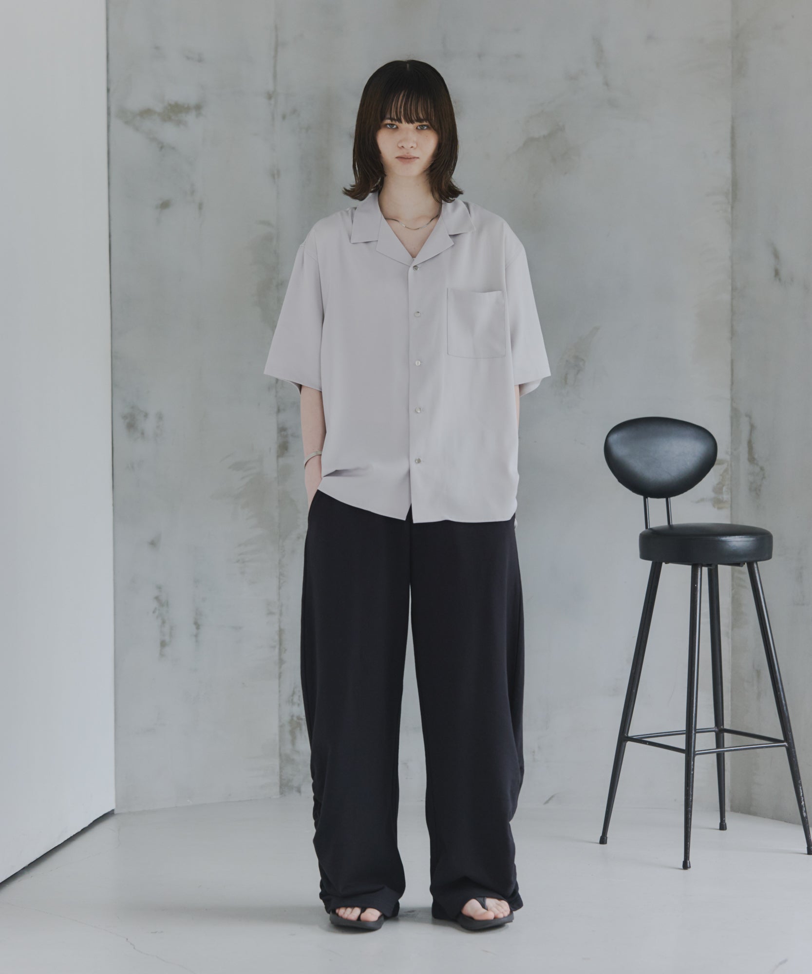 Side-Gather Gradient Sweatpants / サイドギャザー グラデーションスウェットパンツ