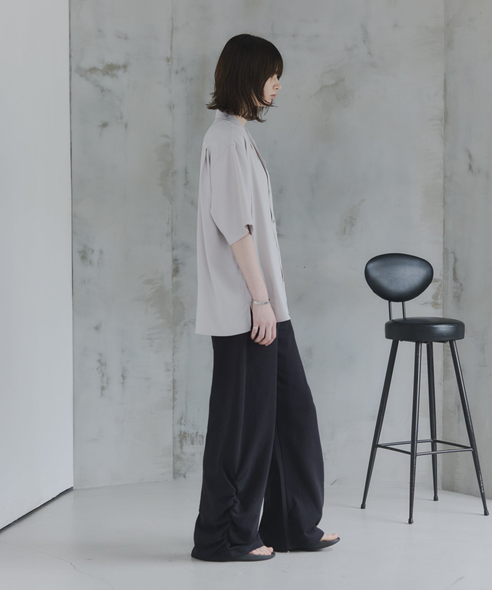 Side-Gather Gradient Sweatpants / サイドギャザー グラデーションスウェットパンツ