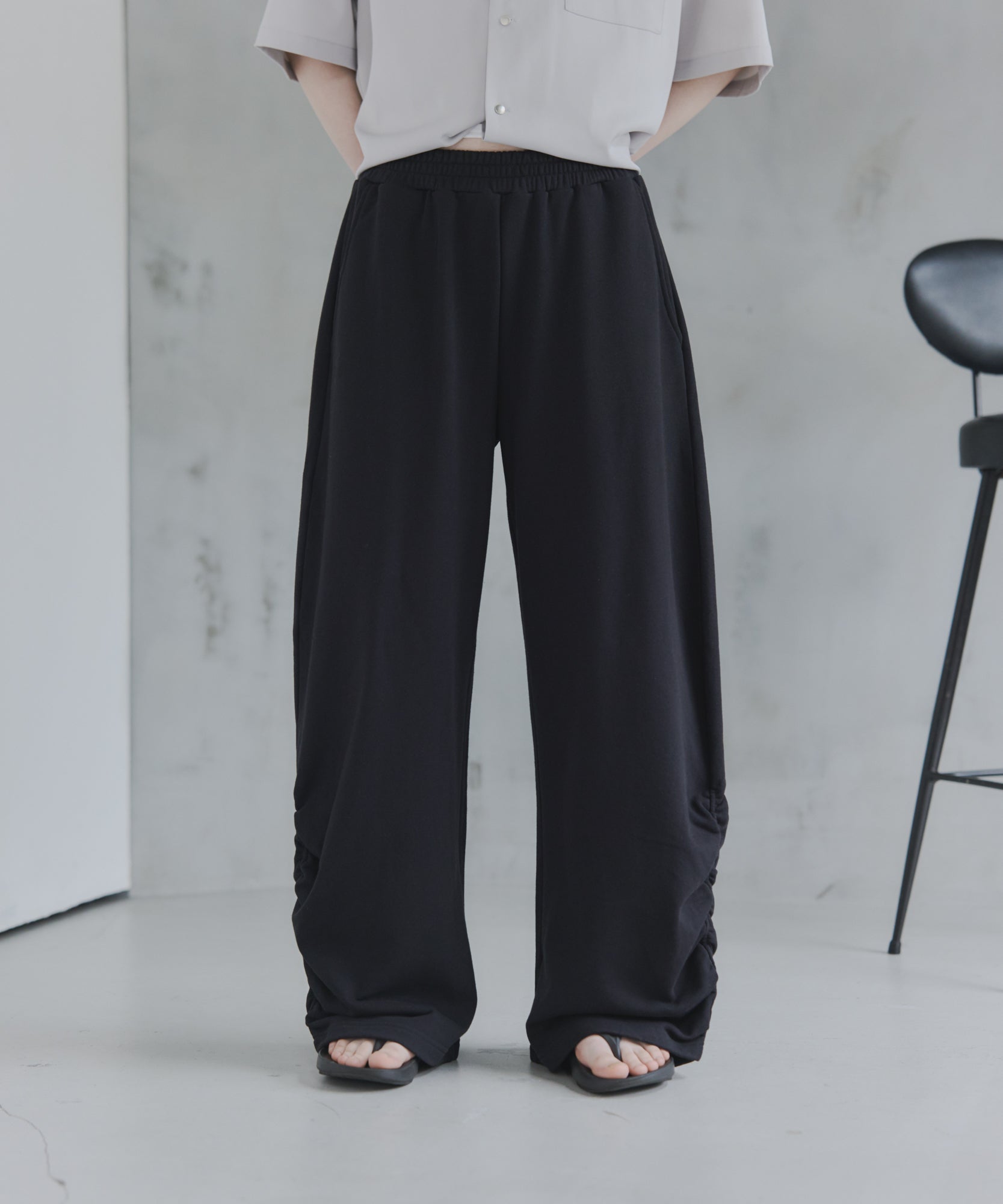 Side-Gather Gradient Sweatpants / サイドギャザー グラデーションスウェットパンツ