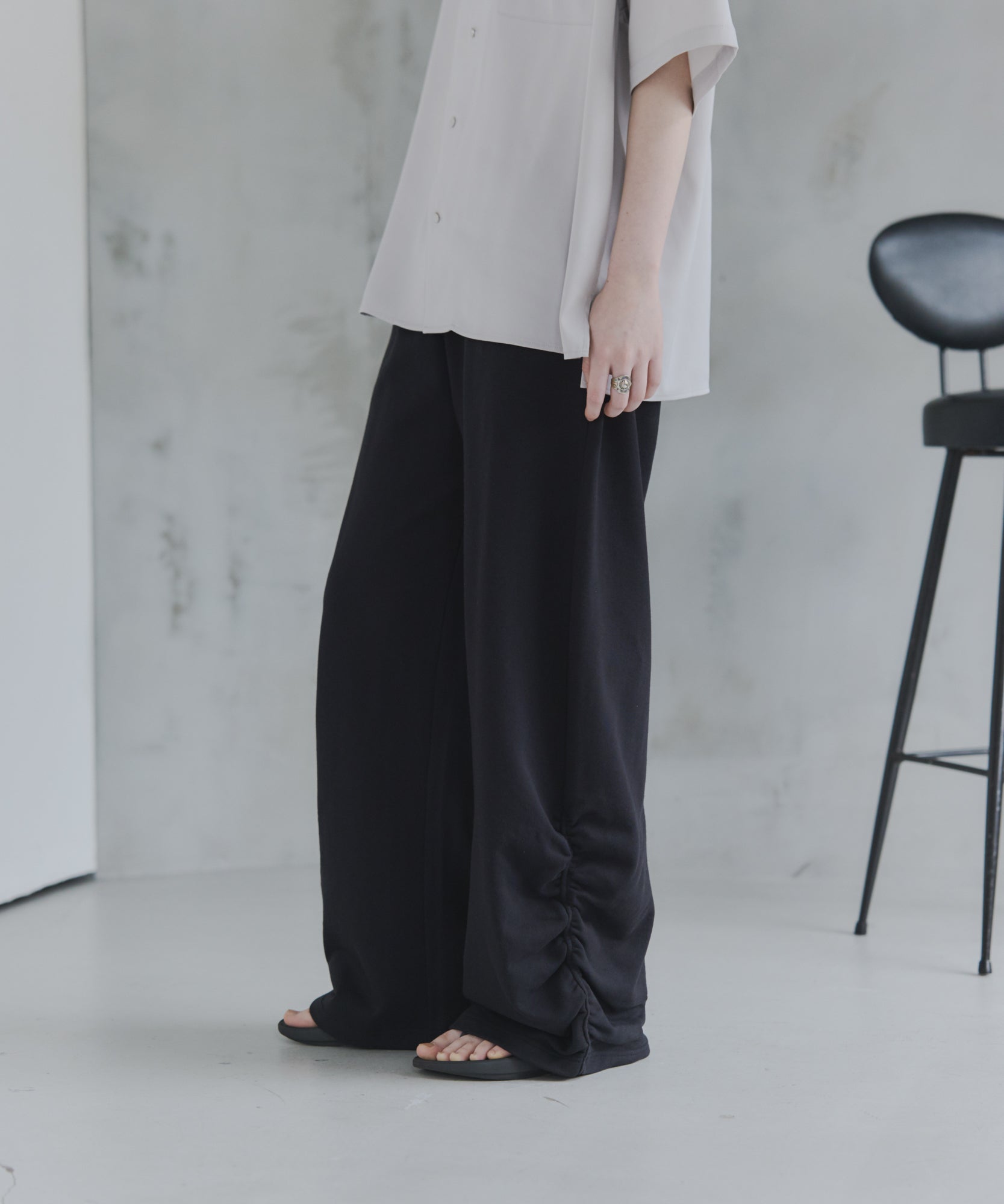 Side-Gather Gradient Sweatpants / サイドギャザー グラデーションスウェットパンツ
