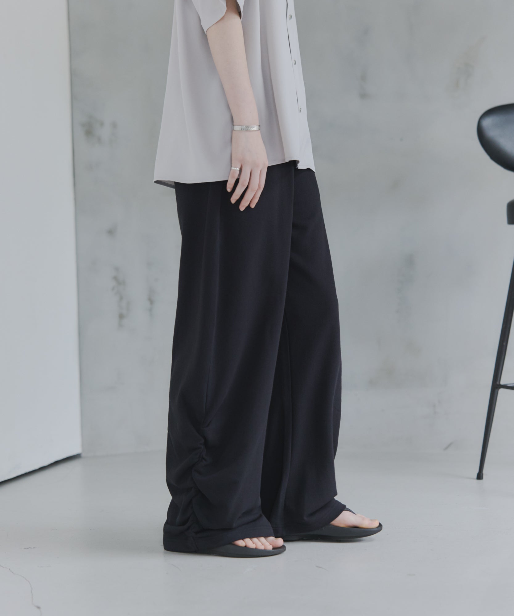 Side-Gather Gradient Sweatpants / サイドギャザー グラデーションスウェットパンツ