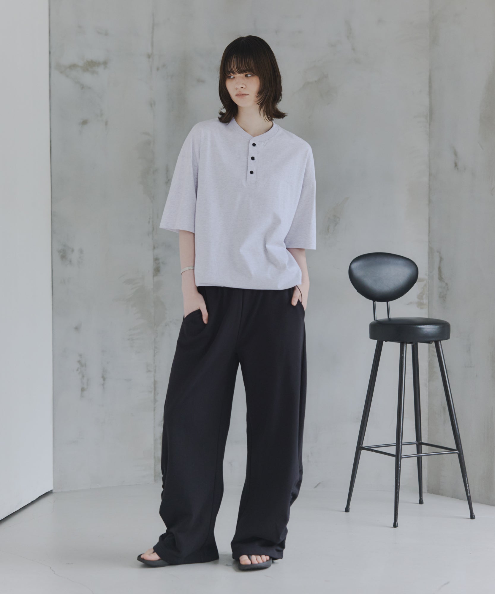 Side-Gather Gradient Sweatpants / サイドギャザー グラデーションスウェットパンツ