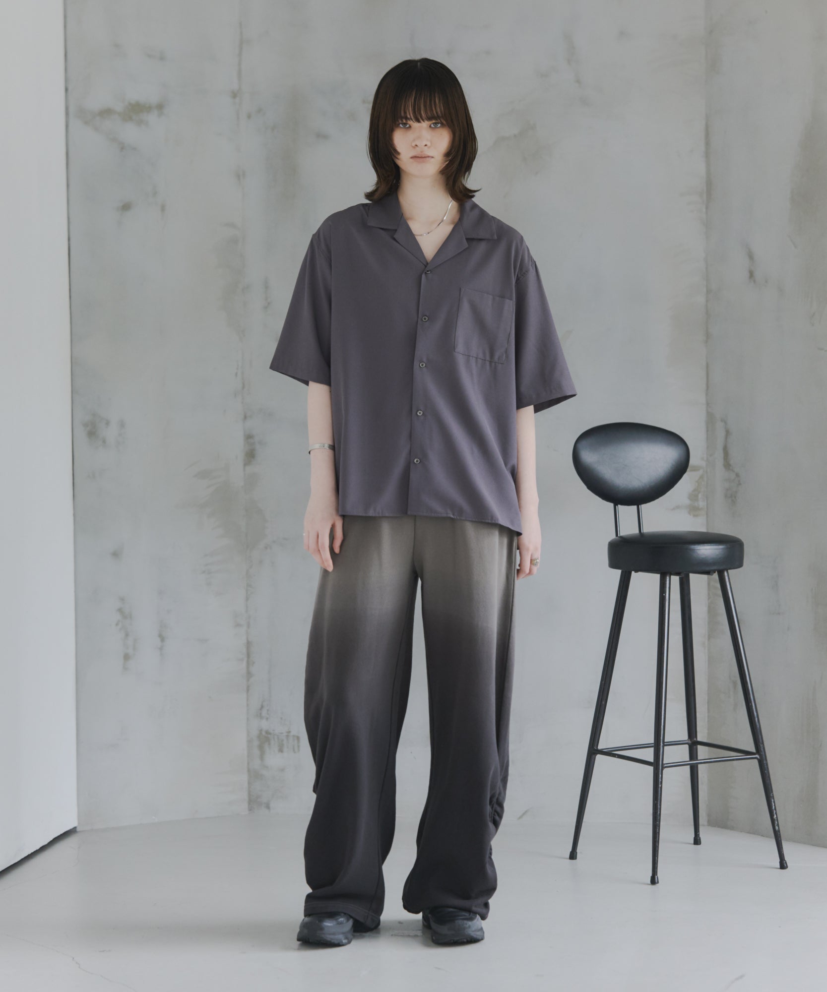 Side-Gather Gradient Sweatpants / サイドギャザー グラデーションスウェットパンツ